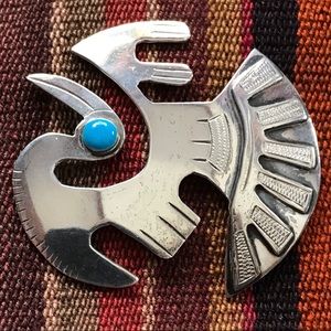 Collectible Graziella Laffi Silver Pelican Brooch